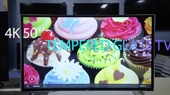 Televisão 4K Smart LED TV 50 Polegadas com Wi