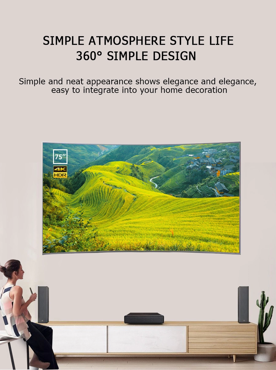 Home TV 55" 4K UHD Frameless LED with Digital System Curved TV