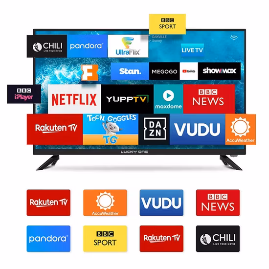 Televisão LED da tela Ultra HD do OEM TV inteligente de 43 polegadas 2K FHD Android 11,0