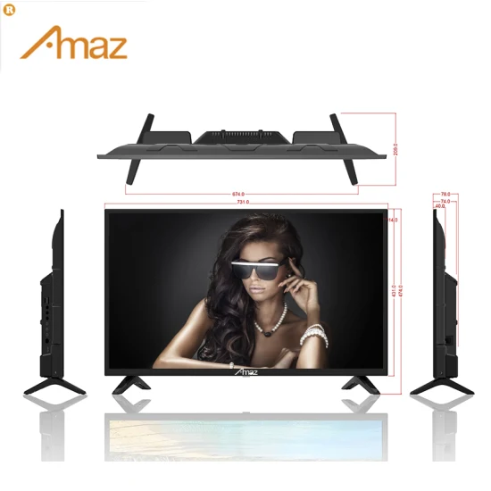 China Fabricante TV LED personalizada TV inteligente FHD UHD 32 40 50 55 polegadas TV LED Smart 2K 4K TV