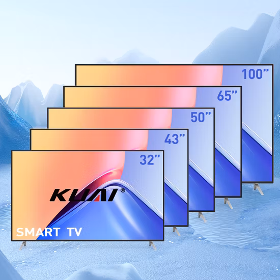 Televisores de tela plana Smart TV 4K Ultra HD de 55 polegadas