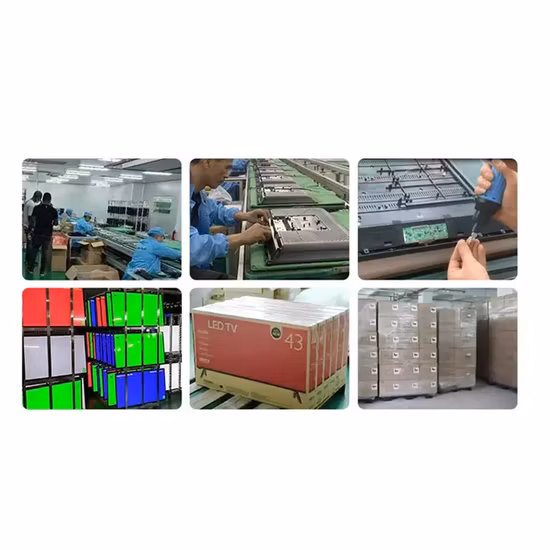 TV LED inteligente personalizada 32 TV Android Full HD de 65 polegadas 1080P 2K 4K Smart TV