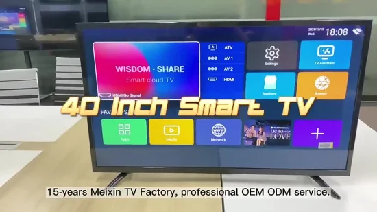 Preço de atacado de fábrica OEM 42 TV LED de 43 polegadas 2K FHD Smart TV TV